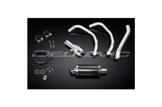 Complete exhaust system for Yamaha Tracer 700 225mm oval carbon silencer