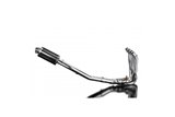 Complete exhaust system 225mm oval in carbon suzuki gsx1300r hayabusa 2008 2019