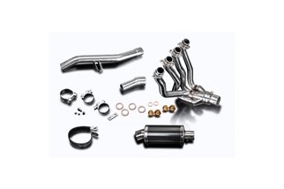 Complete exhaust system 225mm oval in carbon suzuki gsx1300r hayabusa 2008 2019