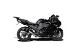 Ligne d'échappement complète silencieux ovale carbone 225mm kawasaki klz1000 versys 2010 2014