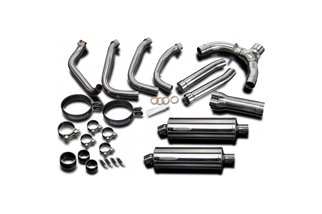 Système d'échappement complet avec silencieux en fibre de carbone de 225 mm, système 4-1 complet pour Honda CB650R 2019 2021