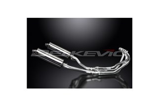 Sistema di scarico completo silenziatori ovali in acciaio inox da 350 mm honda ST 1100 Pan European