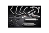 Système d'échappement complet pour Honda Cbr1100Xx Blackbird 350mm Inox Ovale Bsau