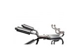 Sistema di scarico completo per Honda St1100 Pan European 89-02 350mm Stainless Ovale Silenziatori