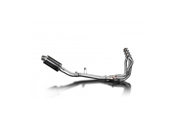 Full Exhaust System for Kawasaki Z900 20-21 225mm Oval Carbon Muffler