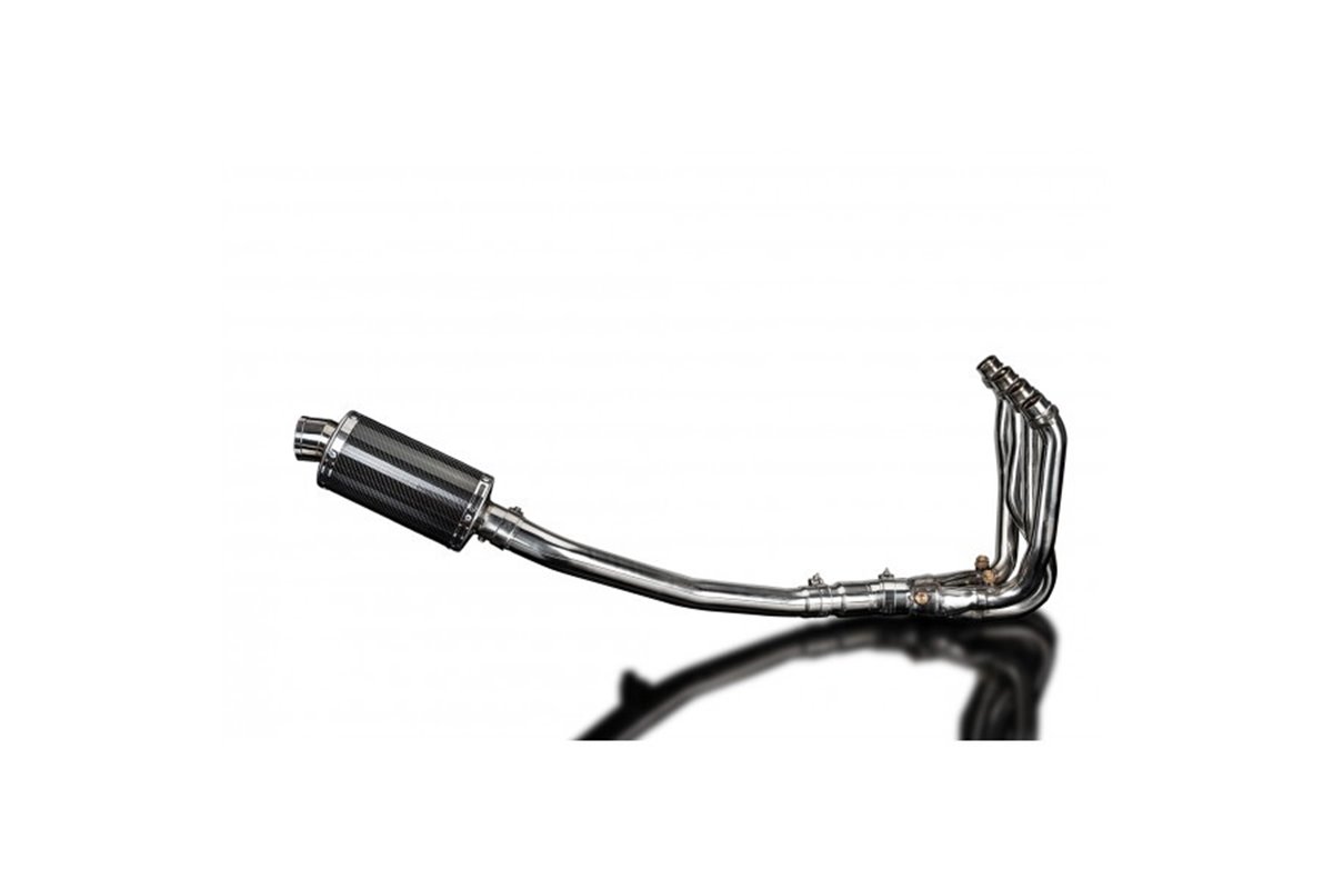 Full Exhaust System for Kawasaki Zzr1400 08-11 4-1 225mm Carbon Oval