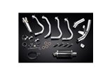 Sistema di scarico completo per Suzuki Gsx-S1000F 2015-2020 225mm Ovale Carbon Silenziatore