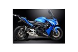 Sistema di scarico completo per Suzuki Gsx-S1000F 2015-2020 225mm Ovale Carbon Silenziatore