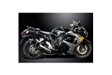 Komplette Abgasanlage für Suzuki Gsx1300R Hayabusa 2008–2020, 4–1, 225 mm ovaler Carbon-Schalldämpfer