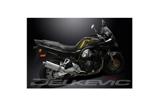 Komplette Abgasanlage für Suzuki Gsf1200 Bandit 95–07. Bsau Ovaler Edelstahl-Schalldämpfer 350 mm