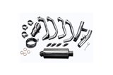 Complete silence oval exhaust system in stainless steel 350mm kawasaki z1000 2010 2020