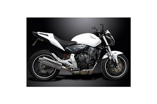 Sistema di scarico completo per Honda Cb600F Hornet 2007-13 350mm Stainless Ovale Bsau Silenziatore