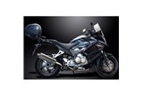 Système d'échappement complet pour Honda Vfr800X Crossrunner 11-14 Silencieux Ovale Inox 350mm