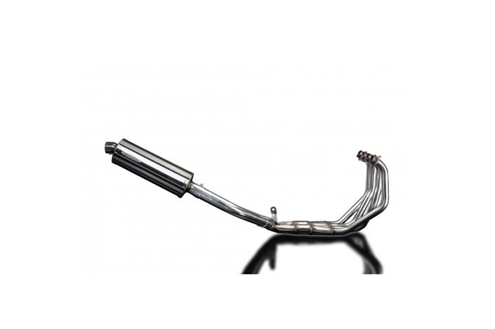 Complete exhaust system for Honda Cbr900Rr Fireblade 1992-99 Oval Stainless Steel Muffler 350mm