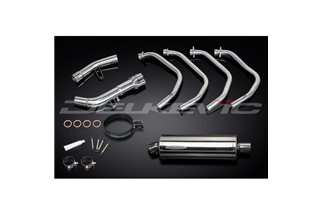 Sistema di scarico completo per Suzuki Gsx1250Fa 2010-16 350mm Stainless Ovale Bsau Silenziatore