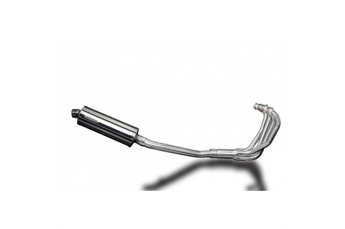 Complete Exhaust System for Suzuki Gsx600F 97-06 4-1 350mm Stainless Steel Oval Bsau Muffler