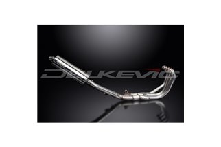 Sistema di scarico completo per Honda Cbr600 Fv Fw F3 VW 1997-98 4-1 Silenziatore inossidabile ovale da 350 mm