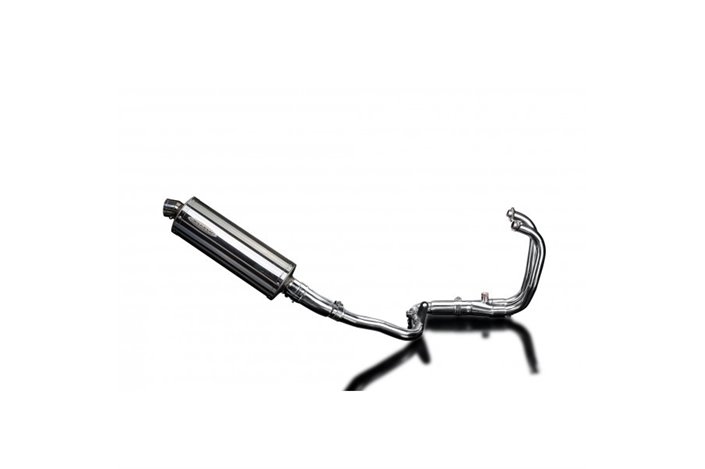 Full exhaust system 350mm stainless steel muffler bsau honda vfr1200x crosstourer 2012 2019