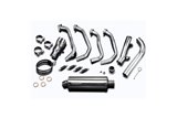 Complete exhaust system 350mm oval stainless steel kawasaki gtr 1400 2007 2020