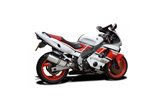 Complete exhaust system 343mm titanium xoval bsau honda CBR1100XX Blackbird