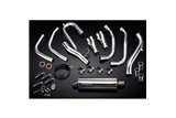 Sistema di scarico completo per Honda Vfr1200X 12-19 Decat Full 4-1 350mm Stainless Ovale Bsau Silenziatore