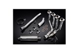 Sistema di scarico completo per Kawasaki Zzr1400 12-20 Decat 4-1 350mm Stainless Ovale Bsau