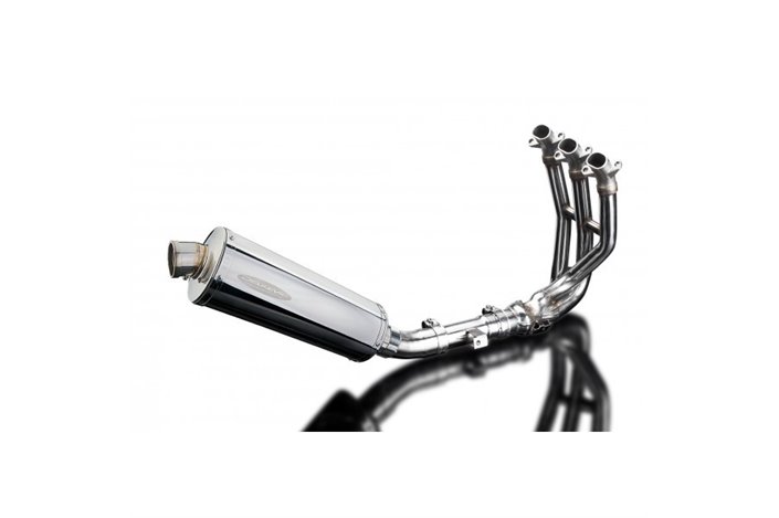 Ligne d'échappement complète pour Triumph Street Triple 675 13-16 Decat 350mm Ovale Inox