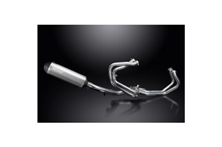 Système Complet D'Échappement pour Honda Vfr800Fi 1998-2001 4-1 343Mm X-Ovale Titanium Silencieux