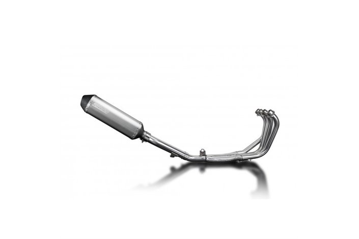 Komplette Auspuffanlage für Honda Cbr600F 1991-1998 4-1 343 mm X-Oval Titanium Silencer Can