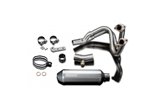 Full exhaust system 343mm titanium xoval bsau silencer kawasaki kle650 versys 2007 2014