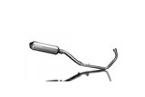 Complete exhaust system BSAU titanium silencer 343mm suzuki gsx750f sports 1998 2006