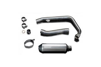 Complete exhaust system BSAU titanium silencer 343mm suzuki gsx750f sports 1998 2006