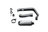 Sistema di scarico completo silenziatore bsau in titanio 343mm suzuki gsx750f sports 1998 2006