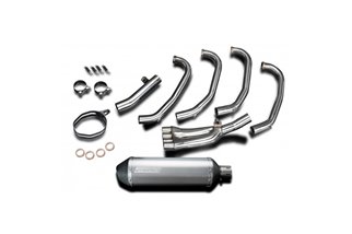 Sistema di scarico completo silenziatore xoval in titanio da 343 mm honda cb500 sport 1994 2003