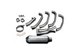 Sistema di scarico completo silenziatore xoval in titanio da 343 mm honda cb500 sport 1994 2003