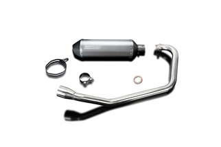 Full exhaust system 343mm titanium xoval bsau silencer kawasaki gpz500s 1987 2007