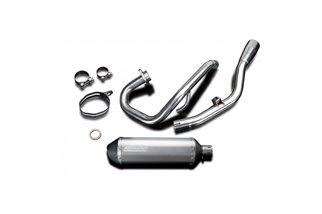 Complete exhaust system 343mm titanium xoval silencer kawasaki er6f 2006 2011