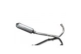 Sistema di scarico completo silenziatore di bsau di 343mm titanium xoval honda cbf250 2004 2012