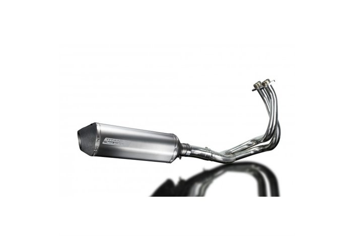 Sistema di scarico completo silenziatore di bsau di 343mm titanium xoval honda xl125v varadero 2001 2014