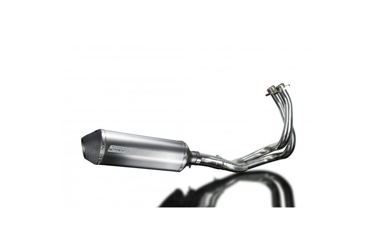 Full exhaust system 343mm titanium xoval bsau silencer honda xl125v varadero 2001 2014