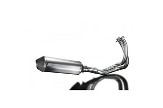 Sistema di scarico completo silenziatore di bsau di 343mm titanium xoval honda xl125v varadero 2001 2014