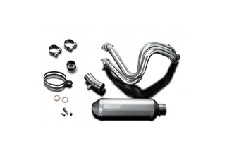 Sistema di scarico completo silenziatore di bsau di 343mm titanium xoval honda xl125v varadero 2001 2014