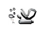 Sistema di scarico completo silenziatore di bsau di 343mm titanium xoval honda xl125v varadero 2001 2014