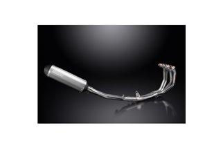 Komplette Abgasanlage für Honda Cbr600F 2001-2006 4-1 343 mm X-Oval Titan-Schalldämpfer