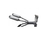 Complete Exhaust System for Cb1100Sf X-11 1999-2002 / XOval 343mm (13.5 Inch) Titanium Mufflers 4-2