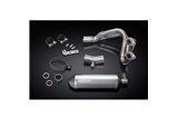 Sistema di scarico completo per Kawasaki Er6N Er6F 2006-11 Silenziatore XOvale in titanio da 343 mm