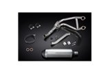 Sistema di scarico completo per Kawasaki Gpz500S 2-1 343mm Titanium XOvale Bsau Silenziatore