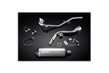 Komplette Abgasanlage für Suzuki Dr125Sm 2009–14, 343 mm Titan-XOvale-Bsau-Schalldämpfer