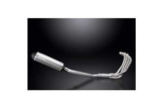 Full Exhaust System for Suzuki Gsx750F Katana 1997-06 4-1 343mm X-Ovale Titanium Silencer