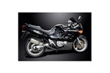 Full Exhaust System for Suzuki Gsx750F Katana 1997-06 4-1 343mm X-Ovale Titanium Silencer